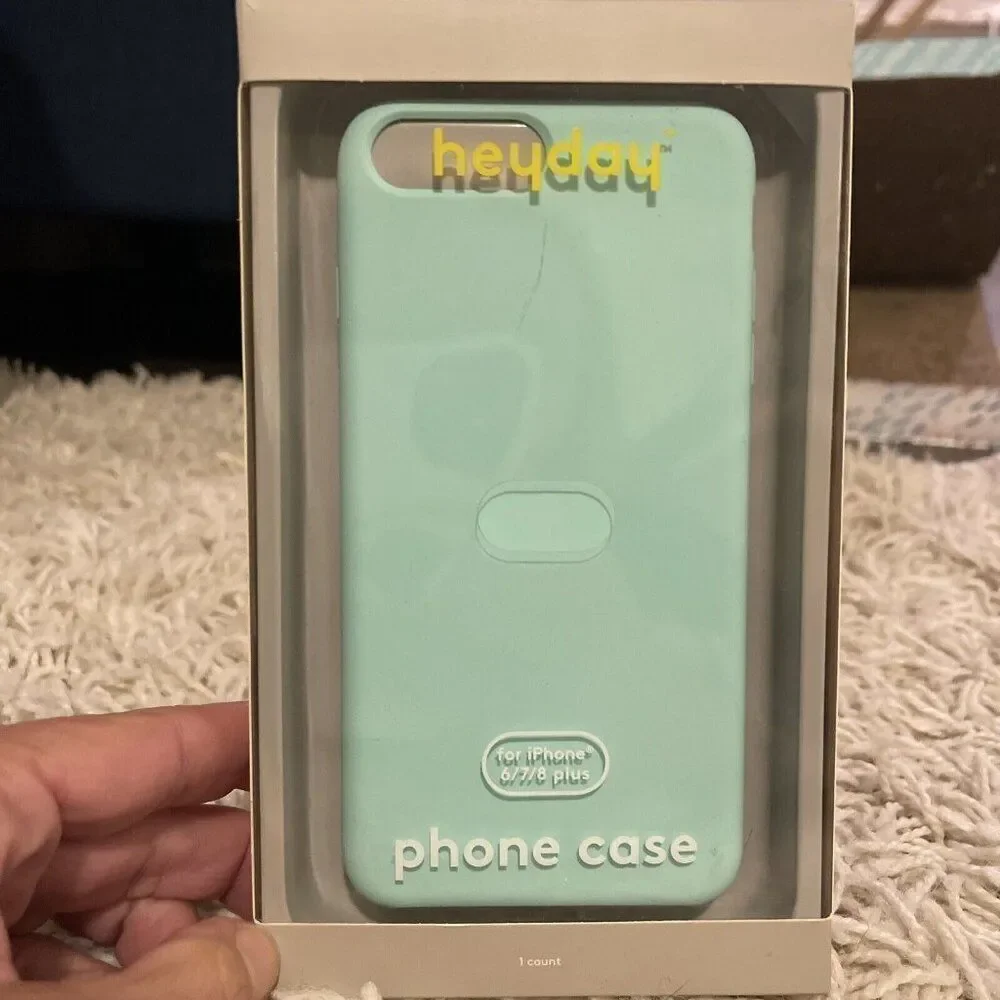 Heyday NEW in Box phone case for iPhone 6/7/8 plus, mint green, silicone case